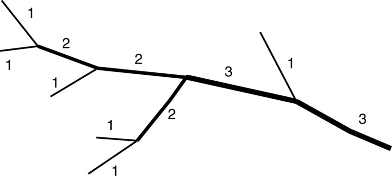 Strahler stream order